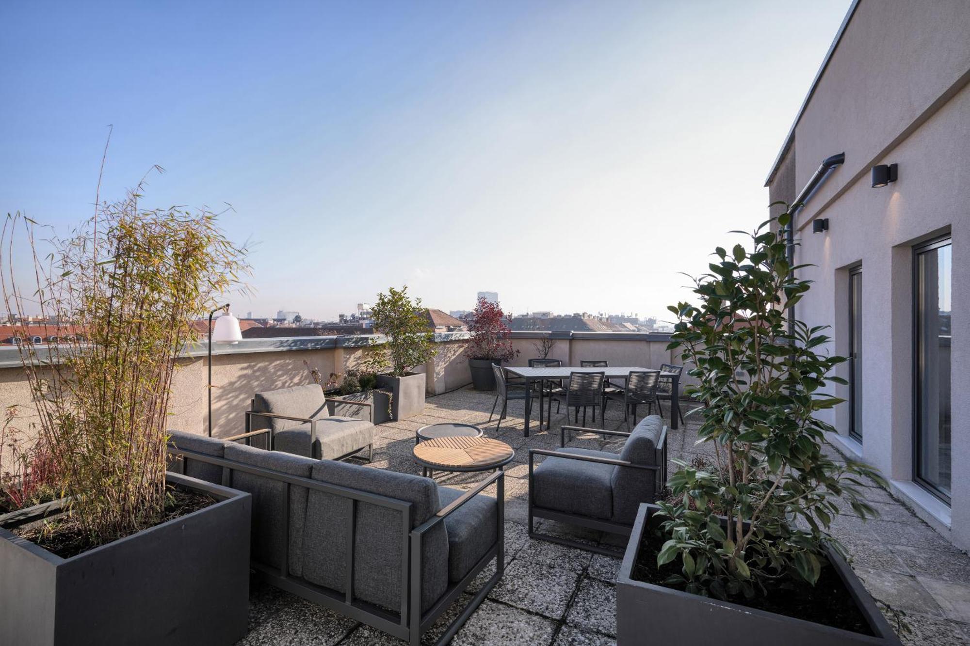 Noir Penthouse Terrace By Irundo Apartmán Zagreb